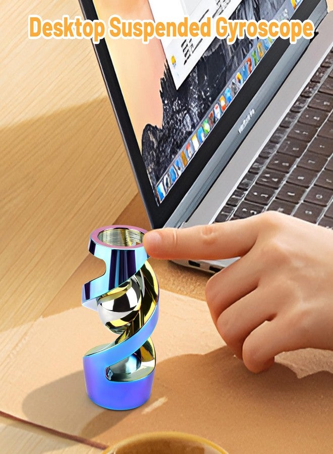 DOLASEV Upgraded Kinetic Desk Toys, Adult Fidgets for Anxiety and Stress, Desk Toys for Office for Adults, Fidget Toys Adults (Rainbow) - Image 5